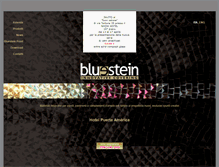Tablet Screenshot of bluestein.it